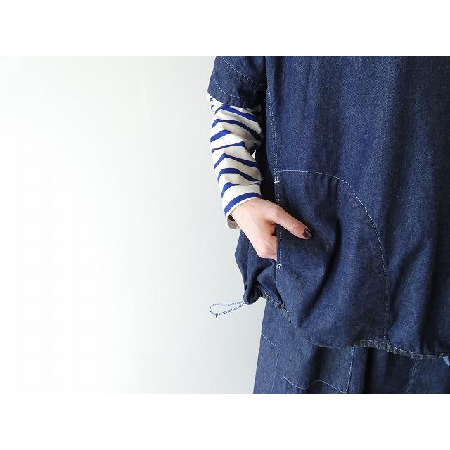 快晴堂(かいせいどう) Girl'sライトオンスデニムWide-Tシャツ(61S-13