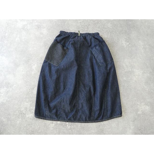 快晴堂(かいせいどう) Girl'sライトオンスデニム斜めポケット・裾