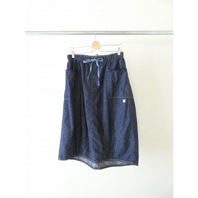 快晴堂(かいせいどう) Girl'sライトオンスデニム斜めポケット・裾