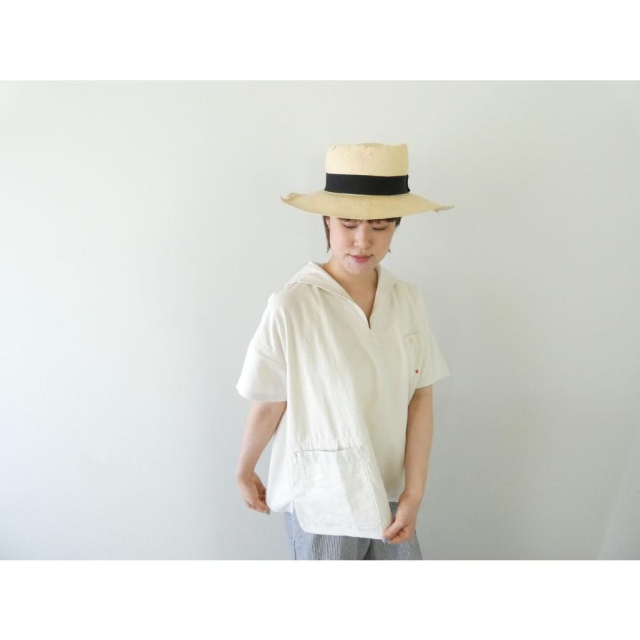 快晴堂(かいせいどう) Girl's・マリンステンシルプリントセーラー衿