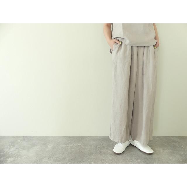 ＊値下げ＊LAITEREレイトリーリネンタックパンツ 50％OFF】LAITERIE（レイトリー） リユールリネン ワイドタック