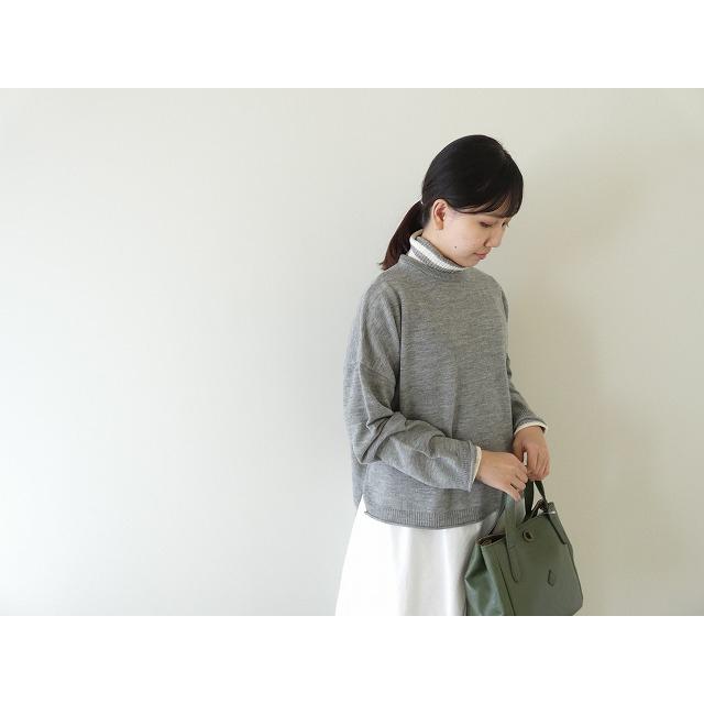 mao made(マオメイド) ちらり配色ポケット付ワイドプルオーバー(551105