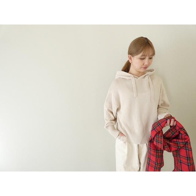 mao made(マオメイド) ざっくりアサーメン 気持ちちょい短めフード付き