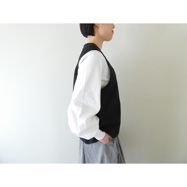 MidiUmi(ミディウミ) コットンリネンVネックベスト(1-739815