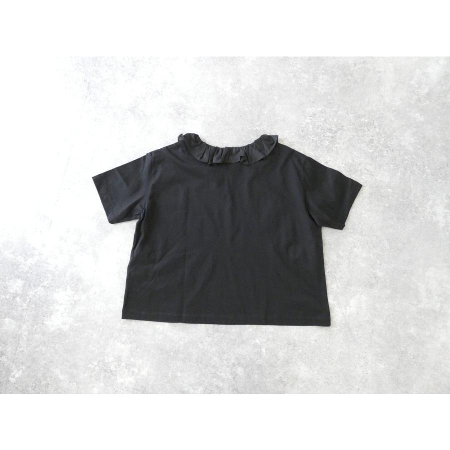 mizuiro ind(ミズイロインド) frill collar skipper T shirt フリル