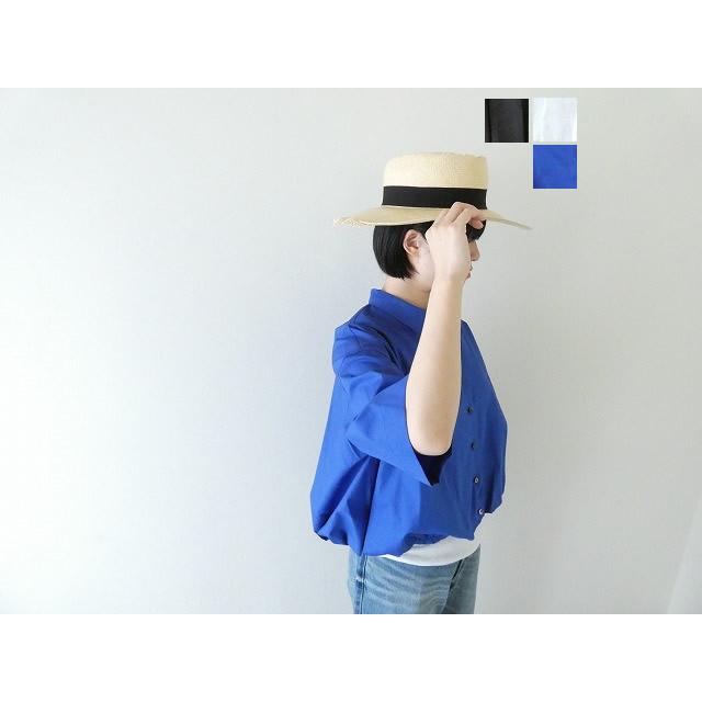 mizuiro ind(ミズイロインド) ハーフスリーブバルーンシャツ(2