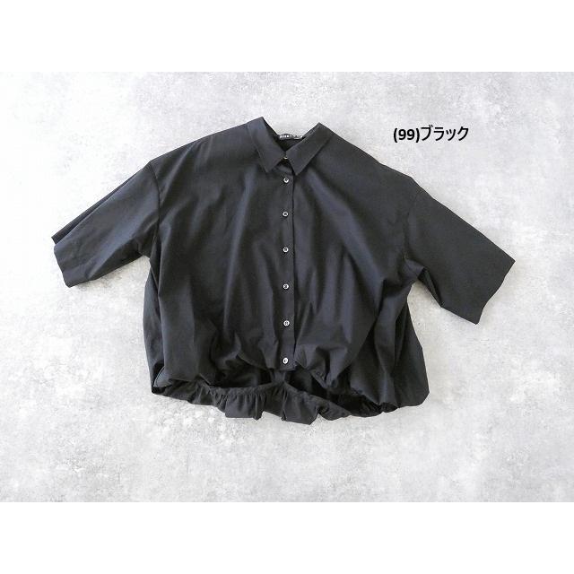 mizuiro ind(ミズイロインド) ハーフスリーブバルーンシャツ(2-230128