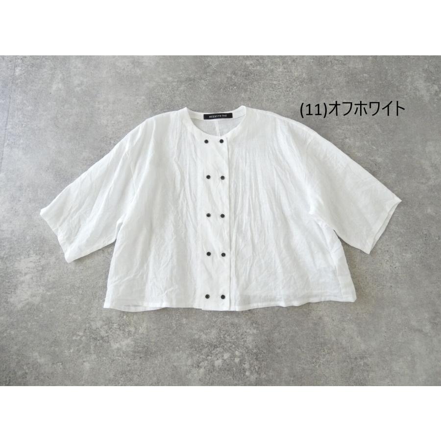mizuiro ind(ミズイロインド) リネンダブルクルーネックシャツ(2