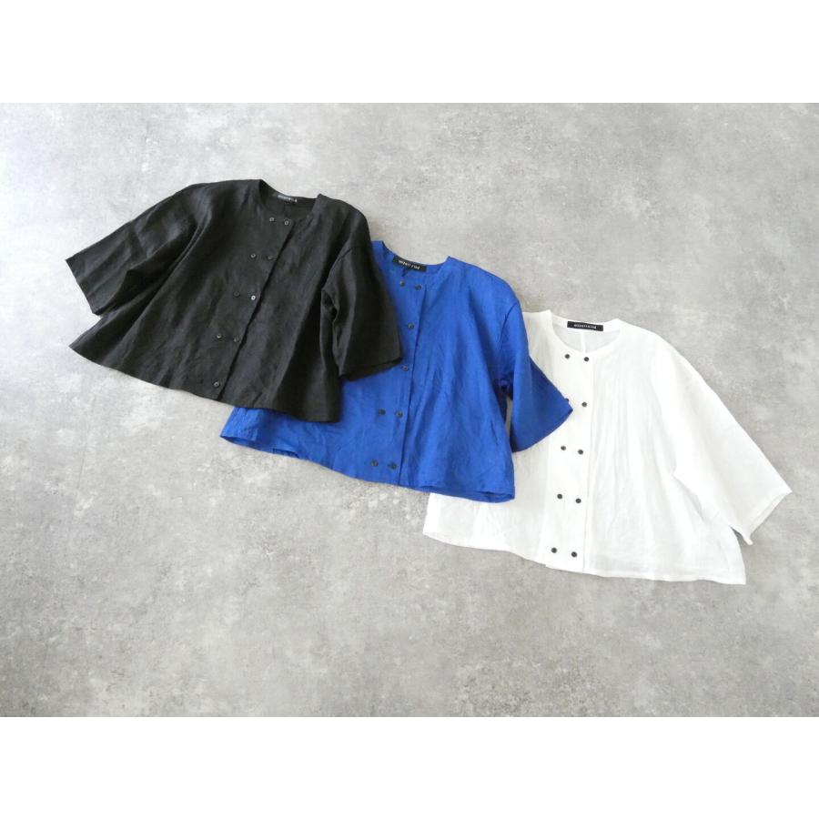 mizuiro ind(ミズイロインド) リネンダブルクルーネックシャツ(2