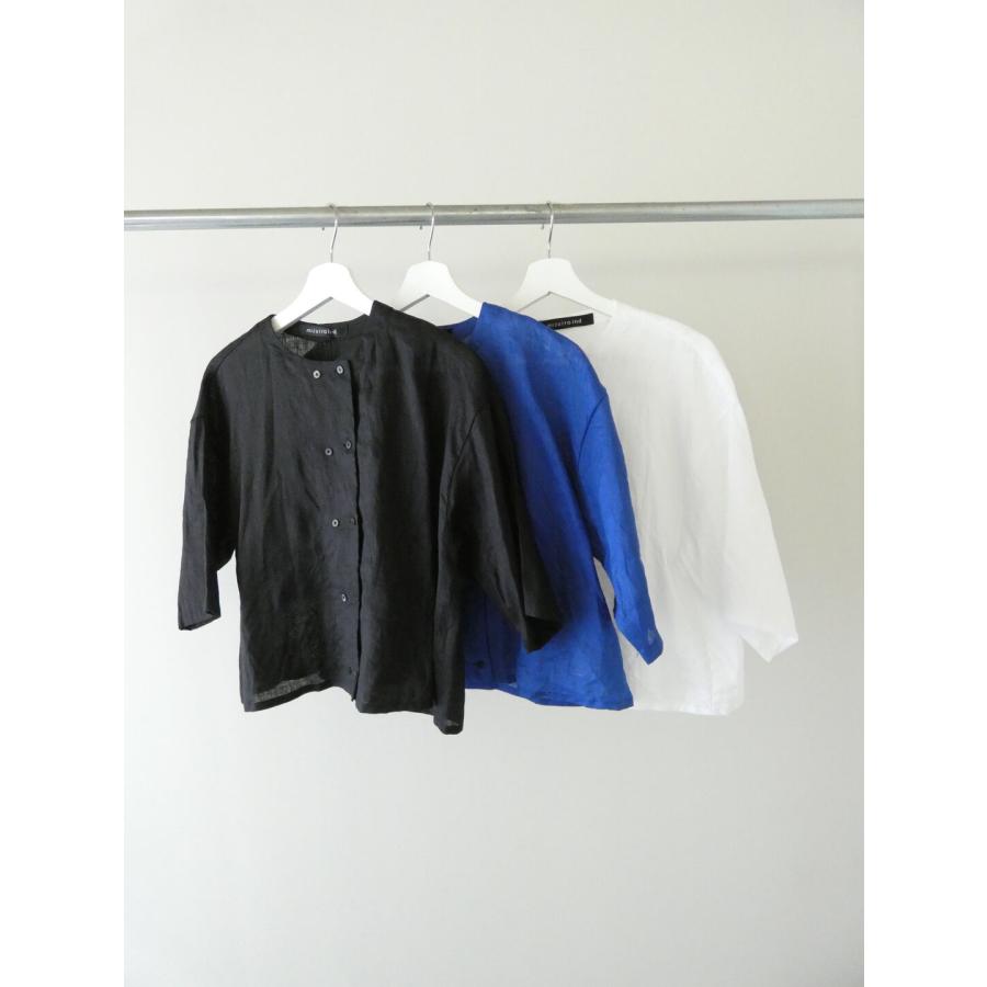 mizuiro ind(ミズイロインド) リネンダブルクルーネックシャツ(2