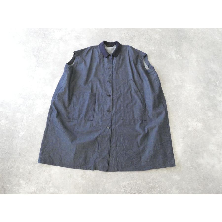mizuiro ind(ミズイロインド) ワイドデニムシャツワンピース(2-250103