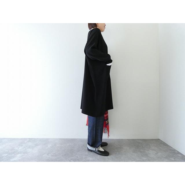 mizuiro ind(ミズイロインド) サテンコクーン衿付きワンピース(4