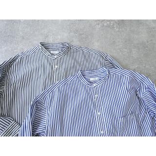 prit(プリット) 40/1ブロードストライプ スタンドカラービッグ