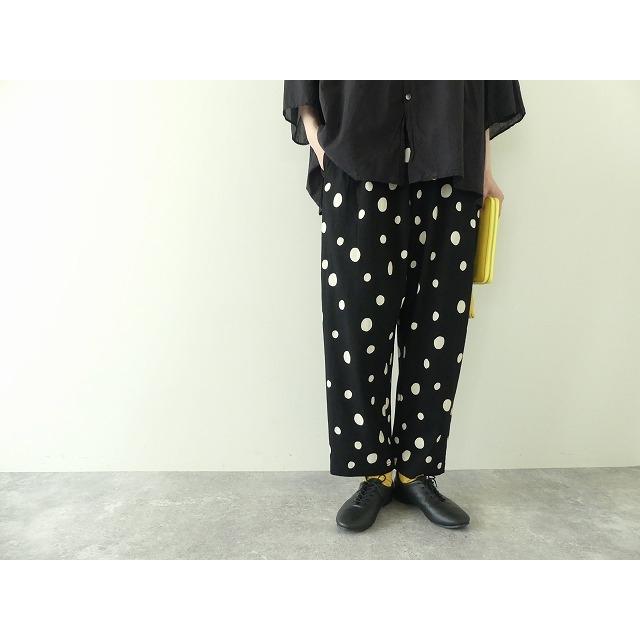 専門店Prit(プリット) 30 1ランダムドット抜染プリントバギーパンツ