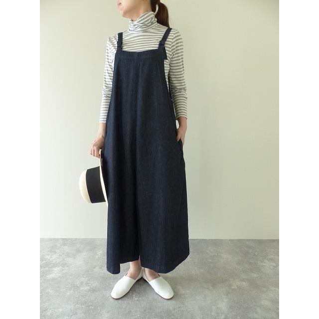 SARAHWEAR(サラウェア) インディゴデニムサロペットパンツ(C16022