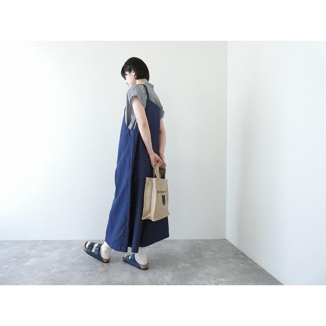 SARAHWEAR(サラウェア) コットンリネンデニムサロペットパンツ(C16063