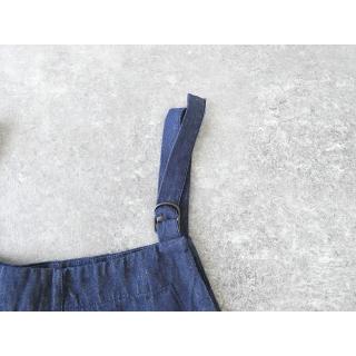 SARAHWEAR(サラウェア) コットンリネンデニムサロペットパンツ(C16063
