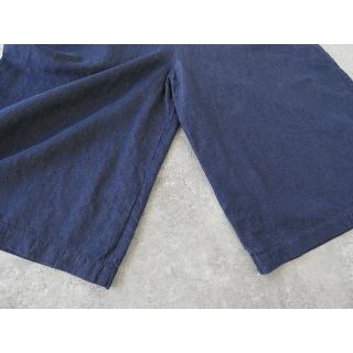 SARAHWEAR(サラウェア) コットンリネンデニムサロペットパンツ(C16063