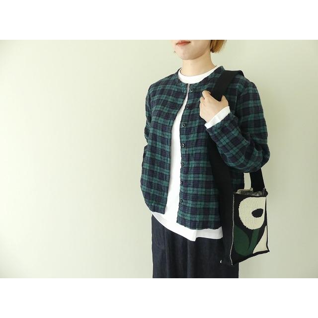 【SALE】SARAHWEAR(サラウェア) +SPACE MOO Brushed Linen Tartan　C/D ブラッシュドリネンタータンカーディガン(D52879)※送料無料サービス対象外｜spacemoo｜02