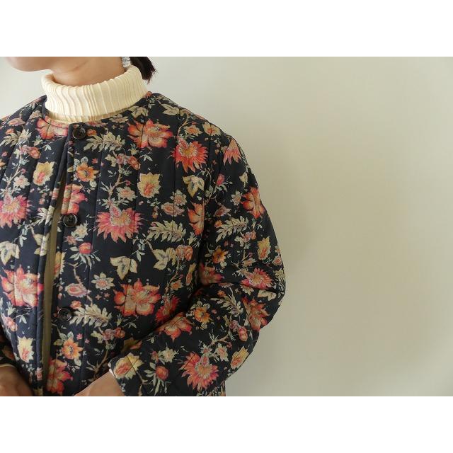 SOIL(ソイル) 60sキャンブリックフラワープリントノーカラージャケット  