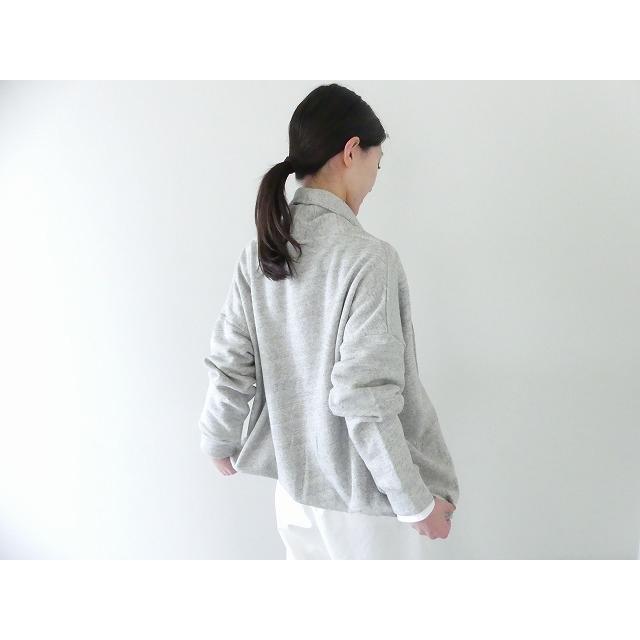 TANG(タング) パイル裏毛スーピマコットンジップカーディガン