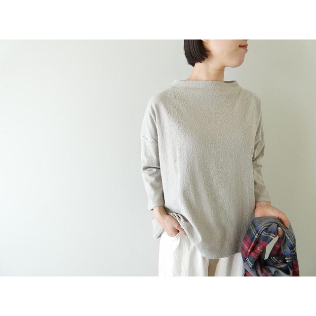 SALE】TANG(タング) 変形パイルジャガードボトルネックプルオーバー 