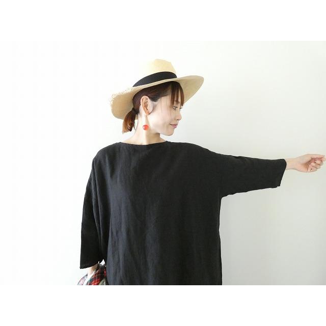 トラバイユマニュアル フレンチ リネン シェル ワンピース TRAVAIL MANUEL トラバイユマニュアル フレンチリネンシェル