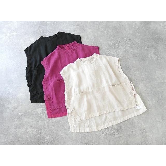 ☆美品☆　tumugu (ツムグ) ソリトリネンビッグベスト tumugu｜【SALE 20%OFF】【WOODY別注】ソリトリネンビッグベスト