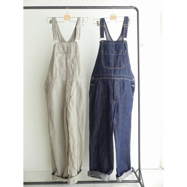 ヴェリテクールST-041デニムオーバーオールベージュサイズ1
