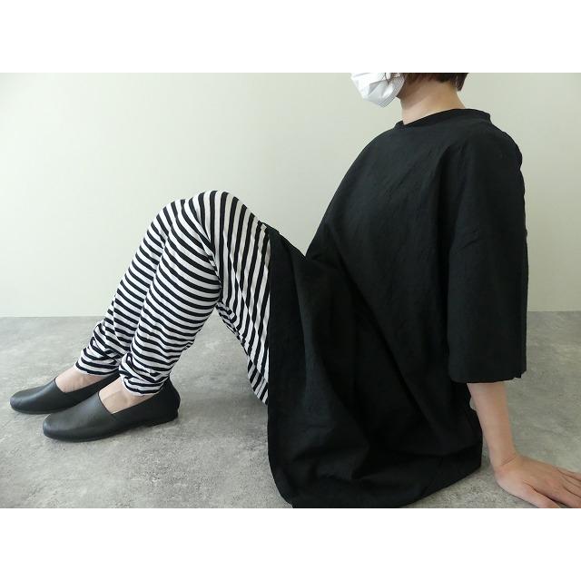 ヴェリテクール 強撚天竺サルエルパンツ ブラック ST-069 強撚天竺サルエルパンツ - BASIC - Veritecoeur(ヴェリテ