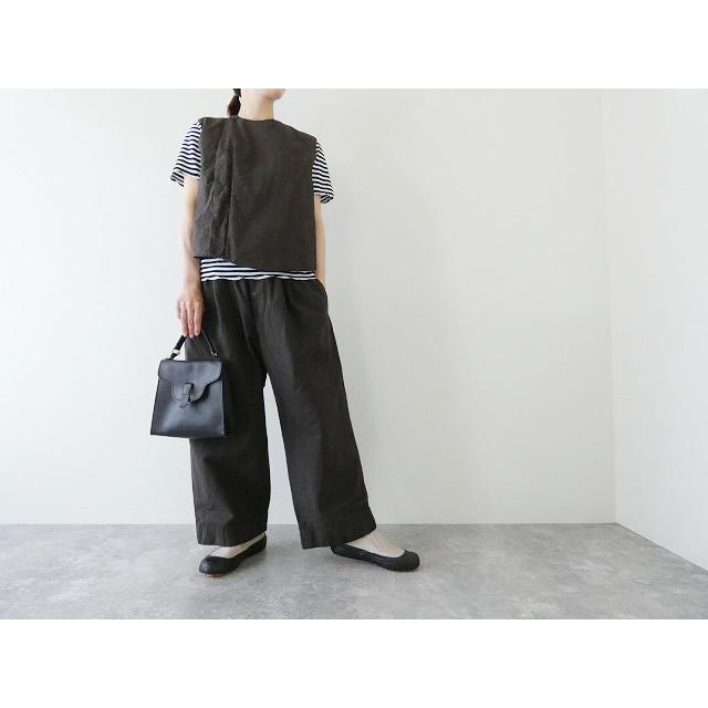 Veritecoeur(ヴェリテクール) ガーメントダイダブル裾パンツ(VC-2697