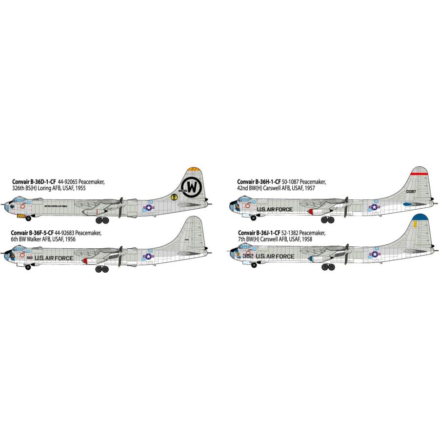ローデン 1/144 コンベア B-36D/F/H/J ピースメーカー戦略爆撃機