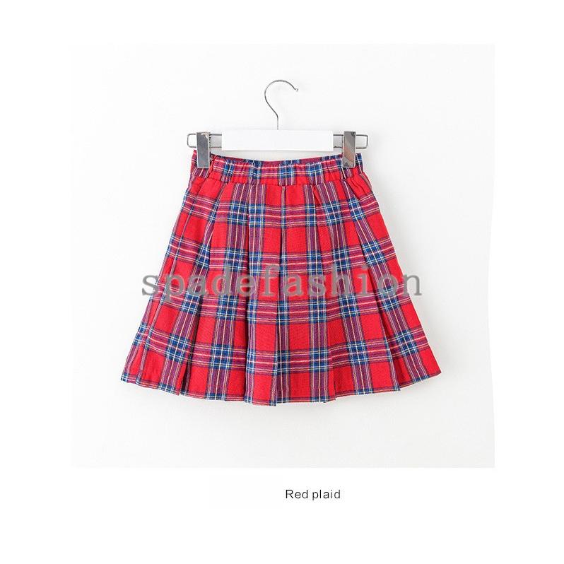 プリーツ スカート 子供用 キッズ 大きいサイズ チェック柄 ミニスカート フレアスカート ショート丈 イギリス風 学生 スクール 見せパン付き 女子高生 制服 Xxjnq Spadefashion 通販 Yahoo ショッピング