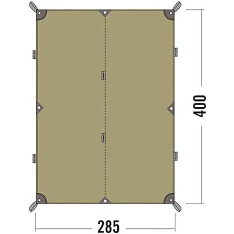 エバニュー(EVERNEW)　ポリコットンタープ　Tarp　TC4　ECQ204