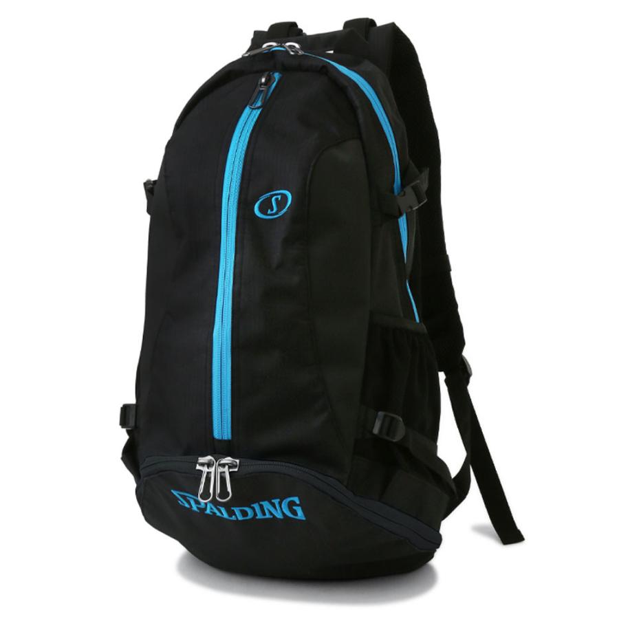 SPALDING（スポルディング） バスケットボール バッグ バックパック CAGER CYAN ケイジャー 【シアン】 40-007CY  リュックサック 32L 水 黒  2021 {SK} SPALDING（スポルディング） 公式 ケイジャー シアン 40-007CY