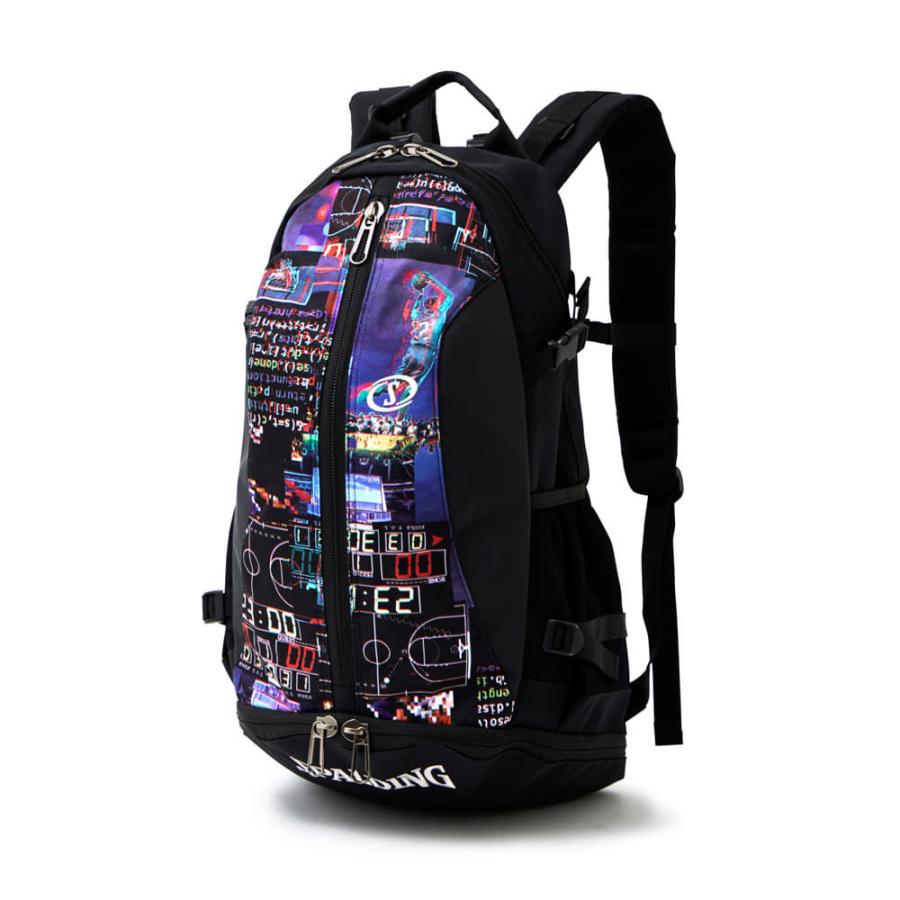 47 割引新作商品 バスケットボール バッグ ケイジャー デジタルノイズ ブラック 40 007dnb バスケ リュック バックパック メンズ レディース スポルディング バスケ用バッグ バスケットボール スポーツ Www Opus5614 Ch