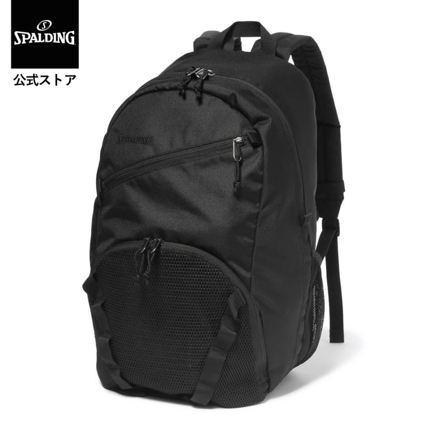 SPALDING （スポルディング） バスケットボール バッグ ハーフデイ ブリーズ 【ブラック】 42014BK バックパック バスケットバッグ ユニセックス 男女兼用 黒 25FW {SK} SPALDING（スポルディング） 公式 ハーフデイ ブリーズ ブラック 42