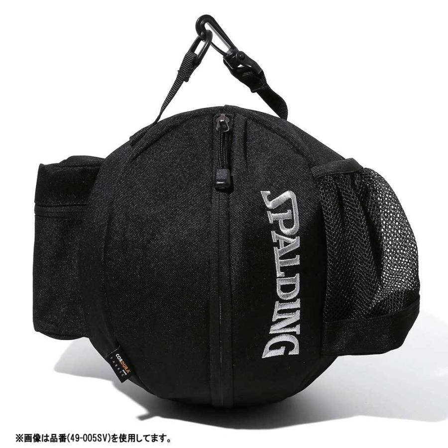 SPALDING バスケットボール用バックパック ブラック&5号ボールおまけ SPALDING（スポルディング） 公式 ボールバッグプロ ブラック 49-005BK