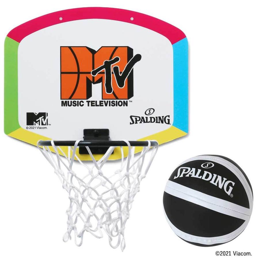 マイクロミニ MTVバスケットボール 79-021J バスケ ミニゴール 家庭用 リング アクセサリー 小物 スポルディング