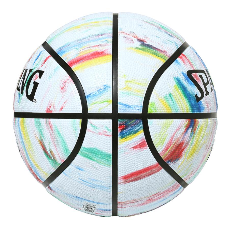 SPALDING 【SPALDING公式】マーブル レインボー 7号球 ラバー 84