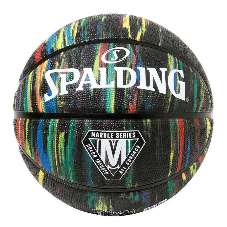 SPALDING（スポルディング） 公式 マーブル ブラック ラバー 7号球 84