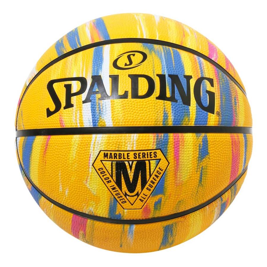 SPALDING（スポルディング） 公式 マーブル イエロー ラバー 7号球 84