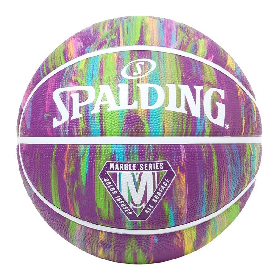 SPALDING（スポルディング） 公式 マーブル パープル ラバー 6号球 84