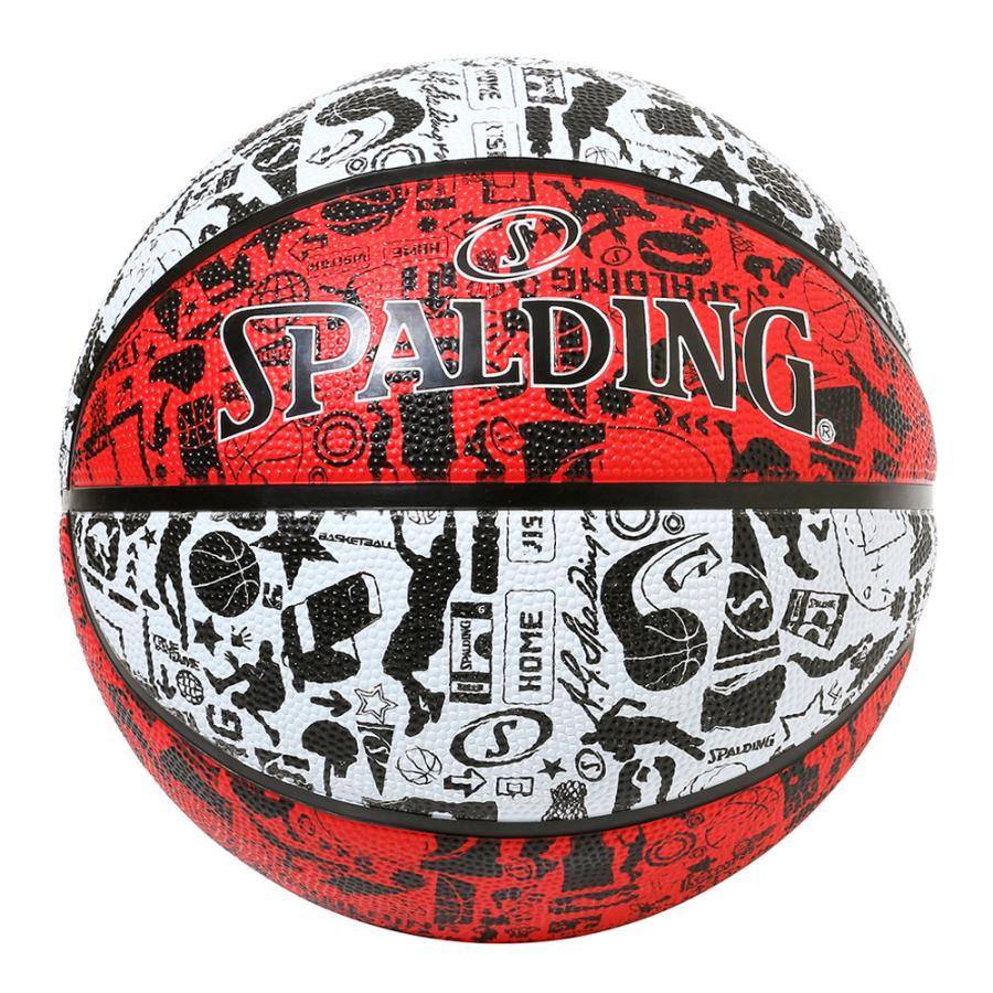 SPALDING（スポルディング） 公式 グラフィティ レッド×ホワイト