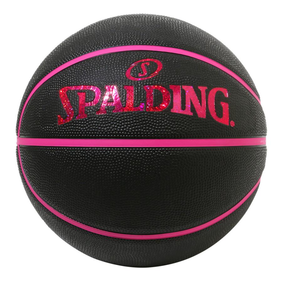 SPALDING スポルディング 公式 ホログラム ブラック×ピンク