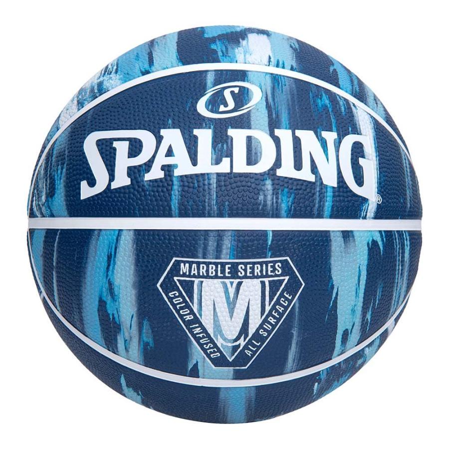 SPALDING（スポルディング） 公式 マーブル ネイビー ライトブルー