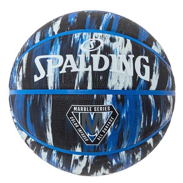 SPALDING（スポルディング） 公式 マーブル ブラック×ブルー 7号球