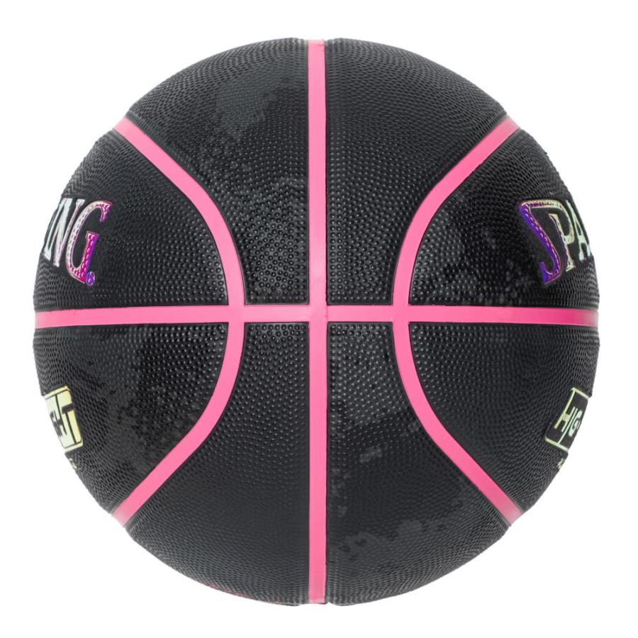 スポルディング　ハイボール　5〜p フレックスR SPALDING（スポルディング） 公式 ハイライト ピンク ラバー 5号 85