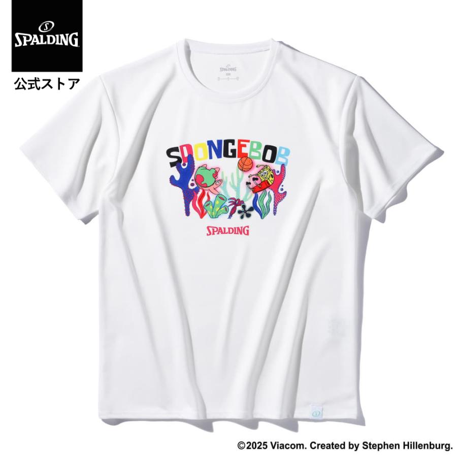 SPALDING バックパック ＆ Tシャツ & その他サイン入りグッズ SPALDING（スポルディング） 公式 ジュニア Tシャツ スポンジボブ