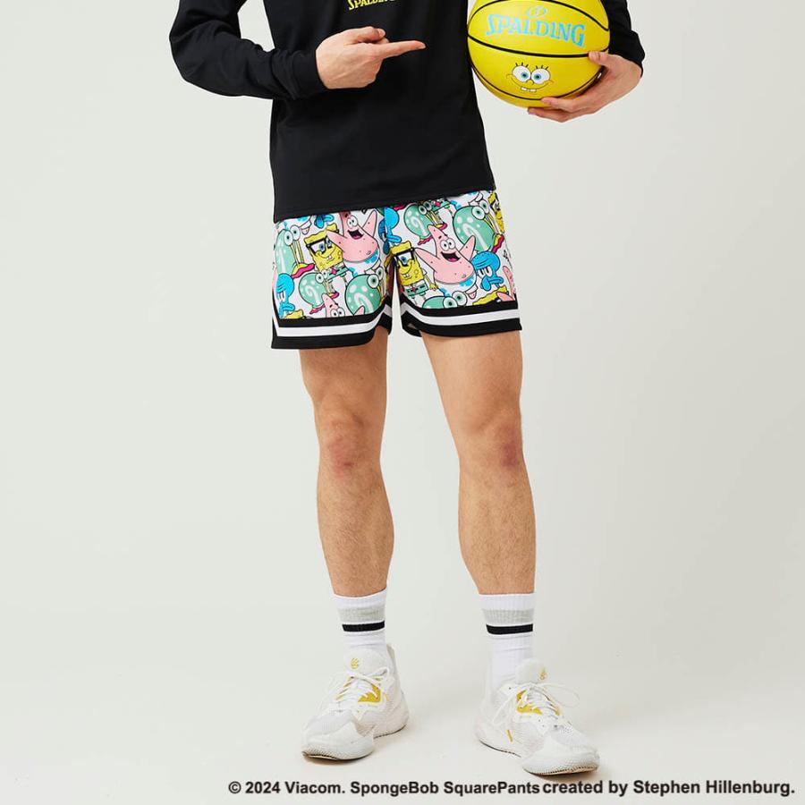 SPALDING（スポルディング） 公式 ジャージー ショーツ スポンジ・ボブ
